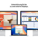 MacBook Air 13 Zoll mit M4 Chip, 10-Core CPU und 8-Core GPU, 16GB, 256GB SSD, mitternacht