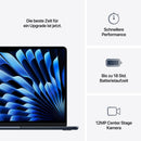 MacBook Air 13 Zoll mit M4 Chip, 10-Core CPU und 8-Core GPU, 16GB, 256GB SSD, mitternacht