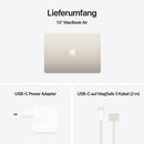 MacBook Air 13 Zoll mit M4 Chip, 10-Core CPU und 8-Core GPU, 16GB, 256GB SSD, polarstern