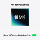 MacBook Air 15 Zoll mit M4 Chip, 10-Core CPU und 10-Core GPU, 16GB, 256GB SSD, himmelblau