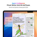 MacBook Air 15 Zoll mit M4 Chip, 10-Core CPU und 10-Core GPU, 16GB, 256GB SSD, himmelblau