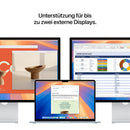 MacBook Air 15 Zoll mit M4 Chip, 10-Core CPU und 10-Core GPU, 16GB, 256GB SSD, himmelblau