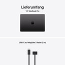 MacBook Pro 14 Zoll mit M5 Chip mit 10-Core CPU und 10-Core GPU, 24GB, 1TB SSD, Space Schwarz