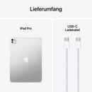 iPad Pro 11 Zoll Wi-Fi + Cellular mit Nanotexturglas, 1TB, Silber