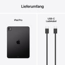 iPad Pro 11 Zoll Wi-Fi mit Standardglas, 256GB, Space Schwarz