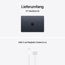 MacBook Air 13 Zoll mit M5 chip, 10-core CPU und 10-core GPU, 16GB, 1TB SSD, Mitternacht