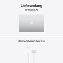 MacBook Air 15 Zoll mit M5 chip, 10-core CPU und 10-core GPU, 16GB, 1TB SSD, Silber