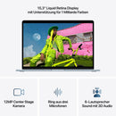 MacBook Air 15 Zoll mit M5 chip, 10-core CPU und 10-core GPU, 24GB, 1TB SSD, Himmelblau