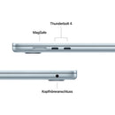 MacBook Air 15 Zoll mit M5 chip, 10-core CPU und 10-core GPU, 24GB, 1TB SSD, Himmelblau