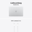 MacBook Neo 13 Zoll mit A18 Pro chip, 6-core CPU und 5-core GPU, 8GB, 256GB SSD, Silber