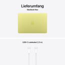 MacBook Neo 13 Zoll mit A18 Pro chip, 6-core CPU und 5-core GPU, 8GB, 512GB SSD, Touch ID, Citrus