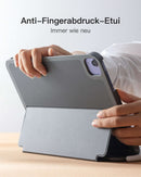 Inateck Super-leichte Tastatur-Hülle für iPad Air 11-Zoll (M3/M2, 2025/2024), iPad Air 10,9-Zoll (5/4), iPad 10. Gen, iPad Pro 11-Zoll (4/3/2/1), schwarz, deutsch
