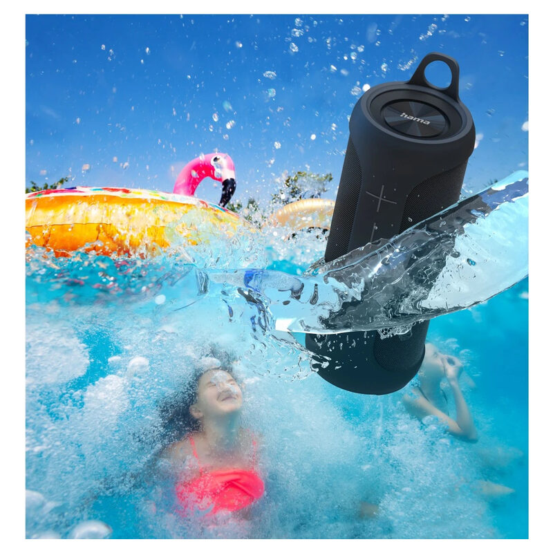 Bluetooth®-Lautsprecher Twin 3.0, wasserdicht IP67, 30W, Schwarz