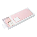 Leather Mag Cover für das Apple iPhone 15 Pro in pink