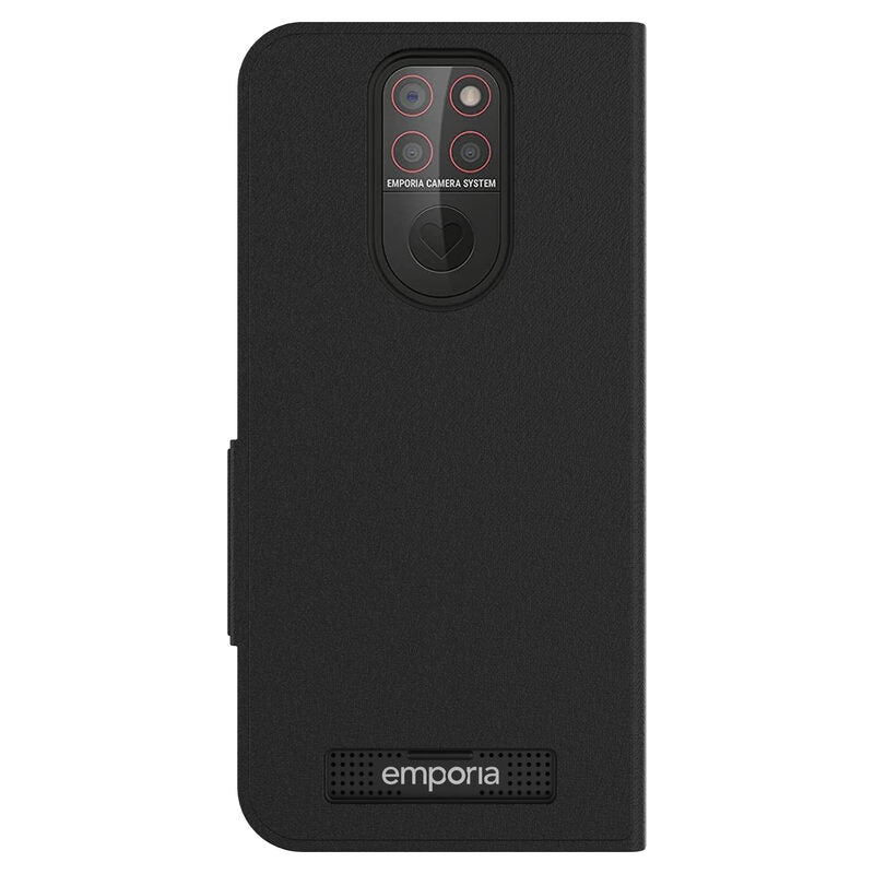 Ledertasche für Emporia Smart.5 mini schwarz