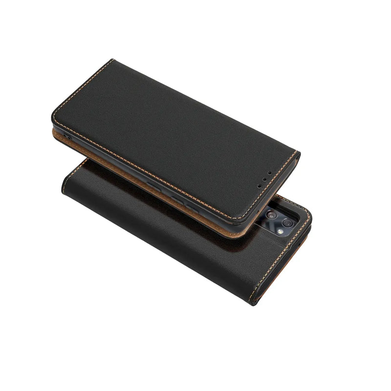 Ledertasche für das Apple iPhone 15 Pro Max in der Farbe schwarz