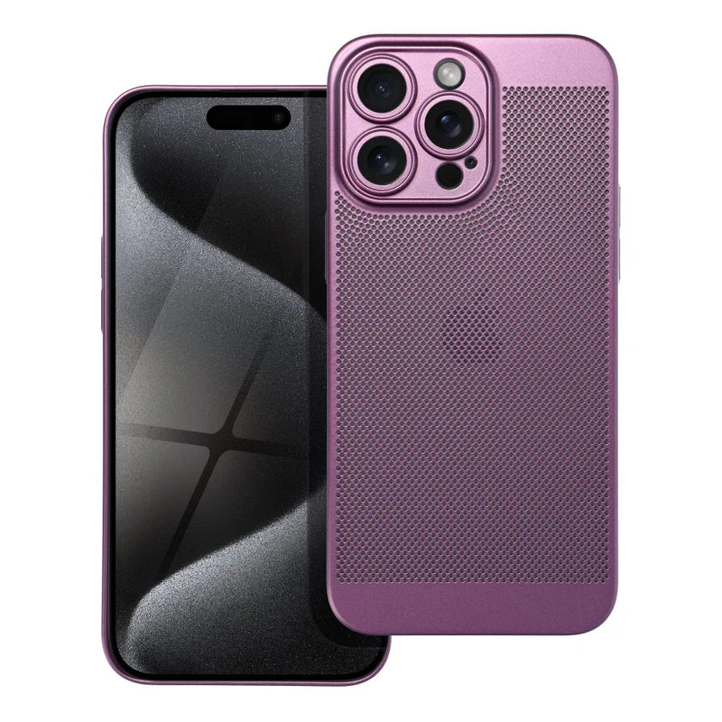 Lila Schutzhülle für ein Apple iPhone 15 Pro Max
