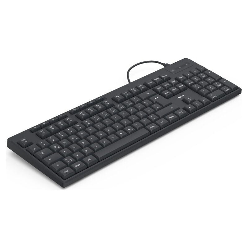 Hama Tastatur-USB CK-200 Schwarz – Die zuverlässige Full-Size-Tastatur für Büro und Home-Office