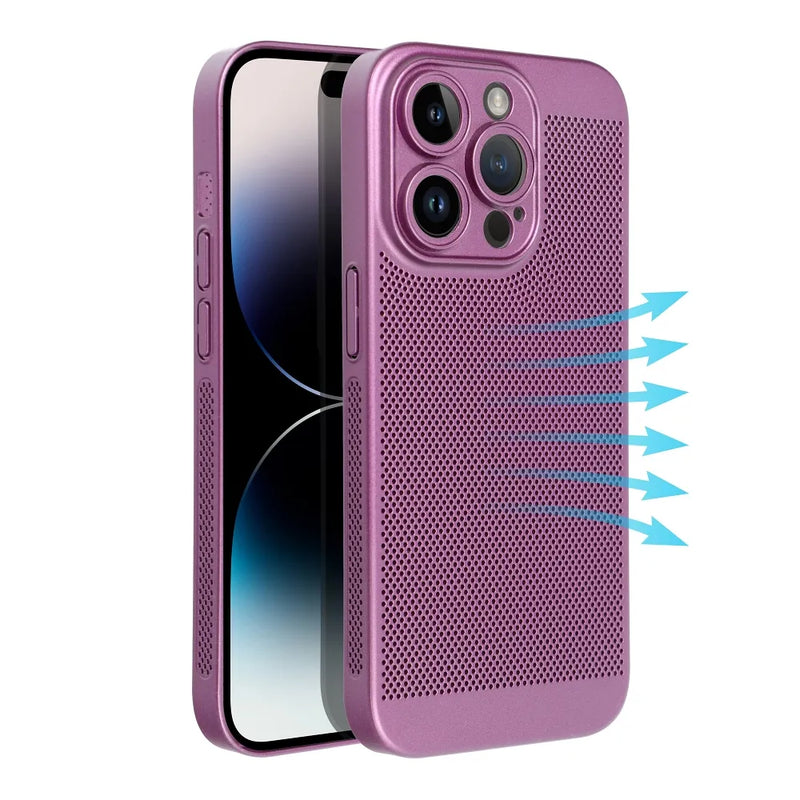 Lila Schutzhülle für ein Apple iPhone 15 Pro Max