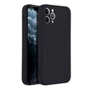 Silicone Mag Cover Case für das Apple iPhone 11 Pro in schwarz