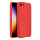 Silicone Mag Cover Case für das Apple iPhone 7 / 8 / SE 2020 / SE 2022 in rot