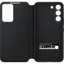 Smart Clear View Cover Galaxy S22+ schwarz
