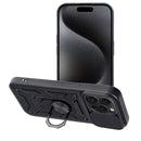 Panzer Hülle für das Apple iPhone 15 Pro in schwarz