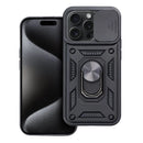 Panzer Hülle für das Apple iPhone 15 Pro in schwarz