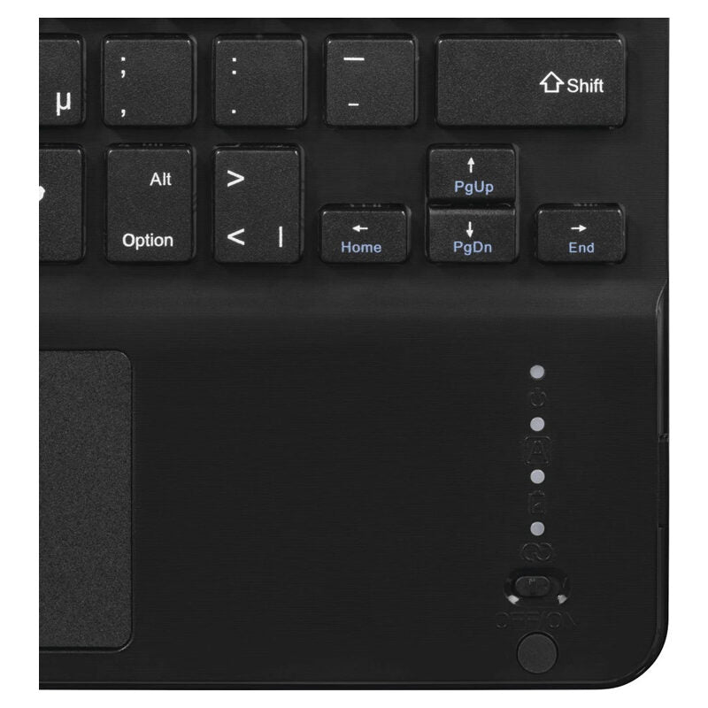 Tablet-Tasche mit Bluetooth-Tastatur für Apple iPad Pro 11 (2024), Schwarz