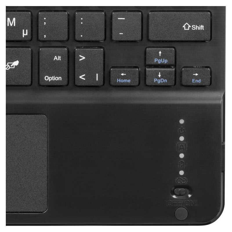 Tablet-Tasche mit Bluetooth-Tastatur für Apple iPad Pro 13 (2024), Schwarz