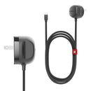 Twelve South PowerCord 3m EU (Slate) – 30W USB-C Schnellladekabel mit integriertem Netzteil