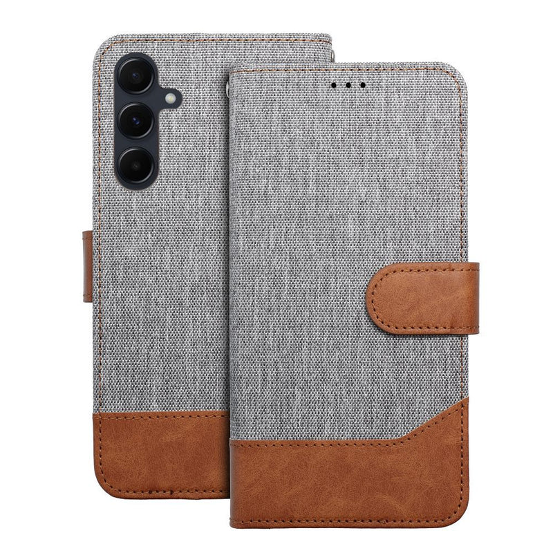 Schützen Sie Ihr Samsung Galaxy S25 Ultra stilvoll mit dem Jeans Book: Funktionale Hülle aus Denim mit Kartenfächern und robustem Verschluss für maximalen Schutz und Trend-Design. Ideal für stilbewusste Nutzer!