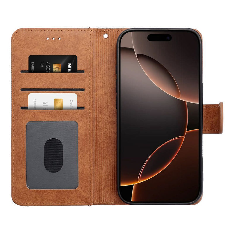 Entdecken Sie die Jeans Book Hülle für das Apple iPhone 16 Pro: Einzigartiges Denim-Design mit praktischen Kartenfächern und robustem Schutz. Ideal für stilbewusste iPhone-Nutzer!