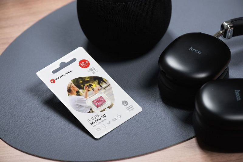 Die Forcell 32GB SD-Speicherkarte Class 10, ausgestattet mit UHS-I U3 Technologie, bietet hohe Schreib- und Lesegeschwindigkeiten für schnelles Speichern von HD-Videos und Fotos. Ideal für Drohnen, Kameras und Smartphones.