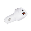 **Dual USB Reiselader FORCELL CARBON**: Schnell und sicher laden! Mit USB-C & USB-Anschluss, unterstützt QC 3.0 und PD 3.0 für effizientes Aufladen. Ideal für Smartphones/Tablets. Sicherheitszertifiziert. Ideal für Unterwegs!