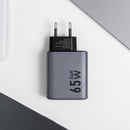 Forcell Ladegerät: 65W Power dank GAN-Technologie, USB-A & 2x USB-C. Schnellladen mit PD & Quick Charge 4.0 für effiziente, schnelle Aufladung. Ideal für alle Geräte. Sicher & kompakt – perfekt für unterwegs.