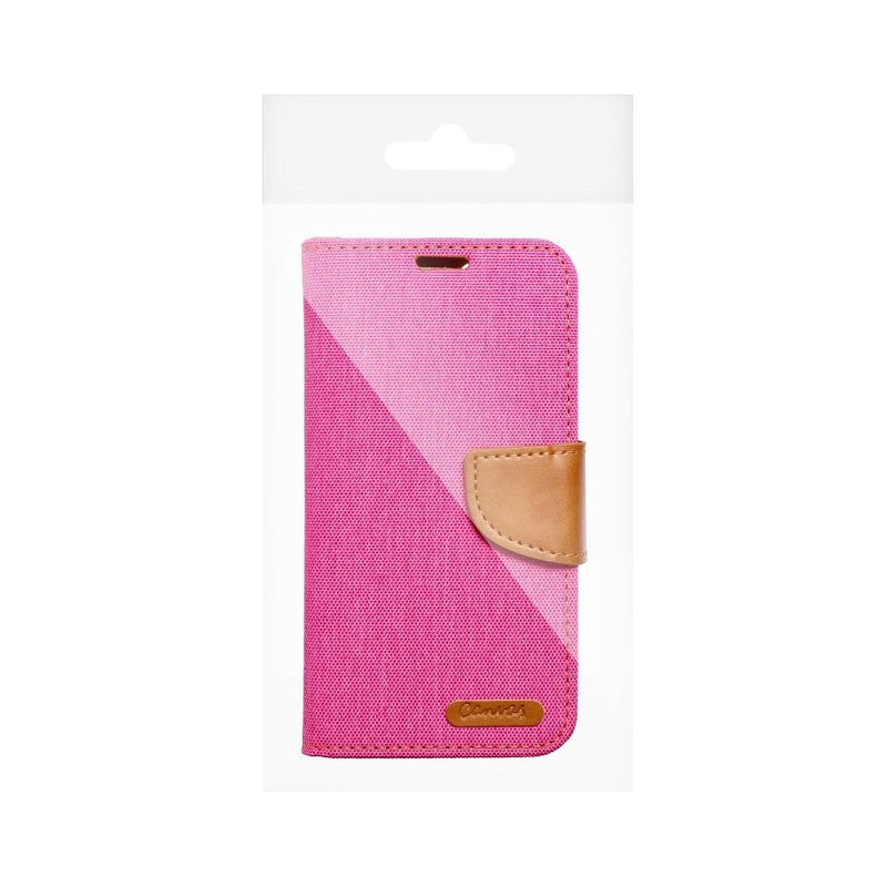 Verleihen Sie Ihrem Samsung Galaxy A51 mit dieser pinkfarbenen Schutzhülle einen Hauch von Farbe und Stil. Ihr Smartphone bleibt sicher und stilvoll geschützt, während die kontrastierende braune Lasche einen eleganten Akzent setzt.
