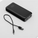 Die Blue Star Powerbank W2015 bietet eine beeindruckende Kapazität von 20.000 mAh und eine Ausgangsleistung von 2,1 A. Mit zwei USB-A und einem USB-C Anschluss ist sie ideal für die gleichzeitige Ladung mehrerer Geräte. Ihr schlankes Design und die hohe Effizienz machen sie zum perfekten Begleiter für unterwegs.