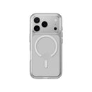 MagEasy iPhone 17 Pro MagSafe Clear Case - weißer Magsafe-Ring