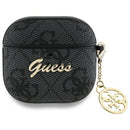 Guess AirPods 4 Case aus der 4G Charm Collection kombiniert Stil & Sicherheit. Elegantes Design mit 4G-Muster, robustes Leder & PC-Material für optimalen Schutz. Perfekte Passform & stilvolles Accessoire für jeden Anlass.