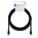Kabel USB C an USB C blau Star 3A 60W ECO 2 m PJ73-14-3 schwarz