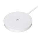 Der bluestar Funkcharger bietet eine Leistung von 15 W und ist kompatibel mit der MagSafe-Technologie. Ideal für schnelles und einfaches kabelloses Laden, sorgt er für eine sichere magnetische Verbindung und effiziente Energieübertragung. Perfekt für moderne Geräte!