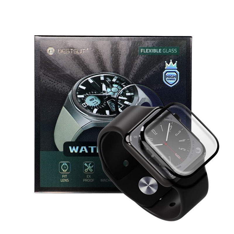 Schützen Sie Ihre Samsung Galaxy Watch 5 Pro 45mm mit dem flexiblen Nano-Glas von BESTSUIT. Dieses passgenaue, leichte und ultradünne Schutzglas bietet hohe Härte für zuverlässige Stoßfestigkeit und bleibt dabei unauffällig. Genießen Sie klare Sicht und unverminderte Touch-Funktionalität.