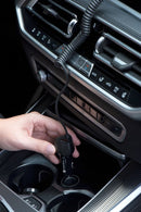 FORCELL CARBON Dual USB Reiselader mit USB-C Kabel: Blitzschnelles und sicheres Laden auf Reisen! Mit PD 3.0 und QC 3.0, kompatibel mit iPhone, Huawei & mehr. Sicherheitsfeatures inkl. Überhitzungsschutz. Ideal für Unterwegs!