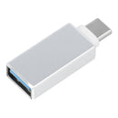 Ein OTG USB A 3.0 Adapter (female) auf Typ C (male) ermöglicht eine einfache Verbindung zwischen älteren USB-Geräten und modernen Typ C-Anschlüssen. Ideal für den Datenaustausch und das Laden von Geräten.