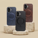 Entdecken Sie das The Gentleman Mag Cover für Ihr **Apple iPhone 17**! Diese elegante Hülle aus hochwertigem eco-leather schützt optimal und unterstützt MagSafe. Mit einem verbesserten Kamera-Rand und stabilen Magneten vereint sie Stil und Funktionalität für Ihren Alltag.