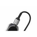 Der Forcell F-Energy USB-A zu USB-C Kabel mit einer Länge von 0,25 m bietet schnelle Lade- und Datenübertragung mit einer Leistung von bis zu 66 W. Dank der Unterstützung für Quick Charge 4.0 und einer robusten Nylonummantelung ist es sowohl langlebig als auch leistungsstark. Ideal für moderne Geräte und einfach in der Handhabung.