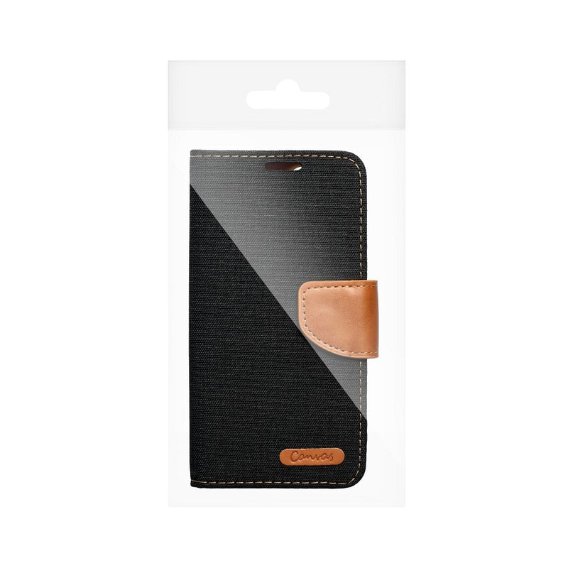Elegante Handytasche für das Samsung Galaxy A15 in zeitlosem Schwarz. Dieses stilvolle Accessoire bietet Schutz und Funktionalität mit einem Hauch von Klasse, dank des kontrastierenden Verschlusses in Leder-Optik. Ideal für den täglichen Gebrauch und passend für beide Modellvarianten, 4G und 5G.
