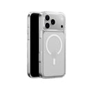 MagEasy iPhone 17 Pro Max MagSafe Clear Case - weißer Magsafe-Ring