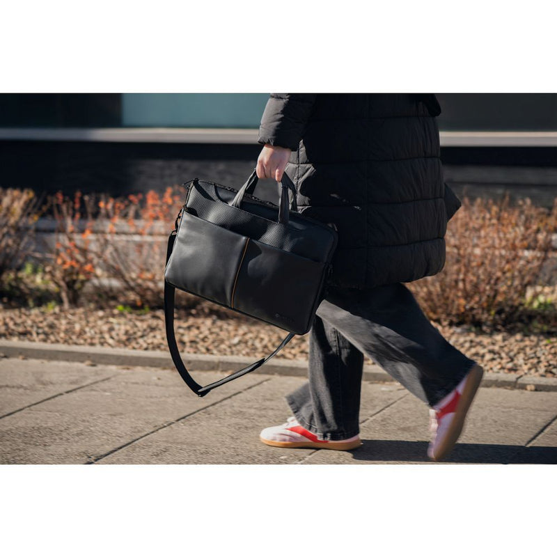 **Notebook Tasche 16 Zoll**: Ideal für Laptops bis 15,6 Zoll. Hochwertige Materialien garantieren Robustheit, während die Innenpolsterung optimalen Schutz bietet. Platz für Zubehör und schneller Zugriff dank durchdachtem Layout. Sichern Sie Ihren Laptop stilvoll!